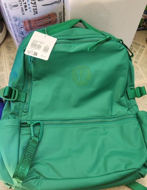 lululemon athletica Handbags - Lululemon Raceway Green Everyday Backpack